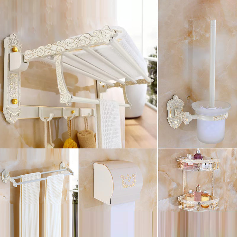 Traditional Metal Bathroom Accessories Hardware Set with Paper Holder