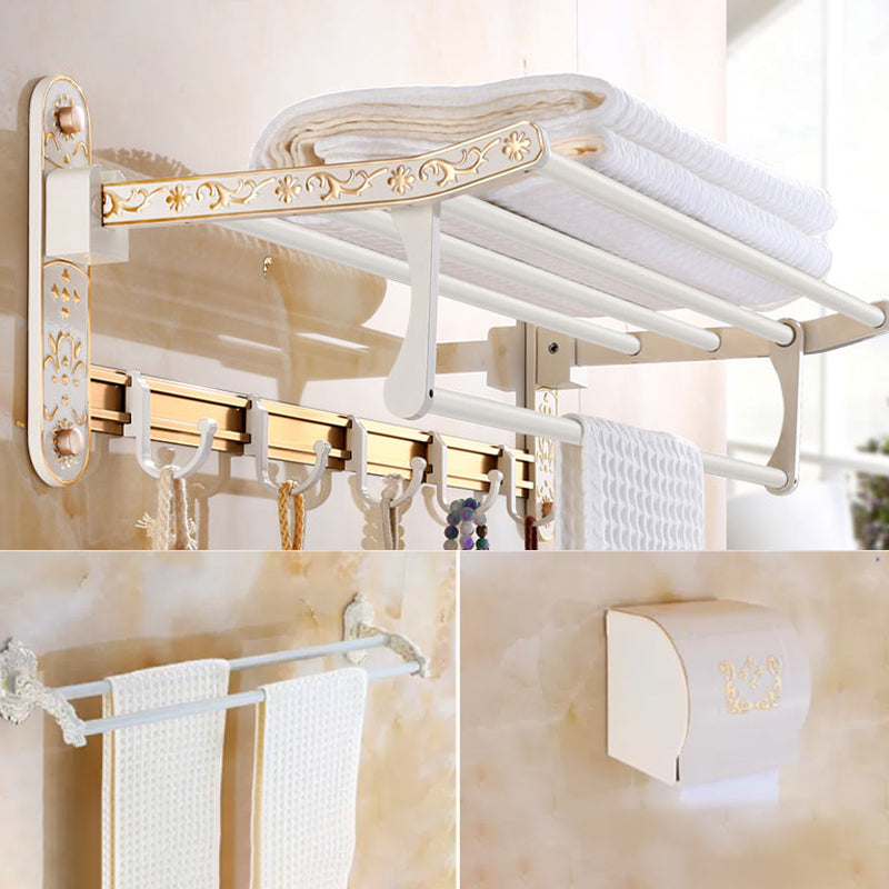 Traditional Metal Bathroom Accessories Hardware Set with Paper Holder