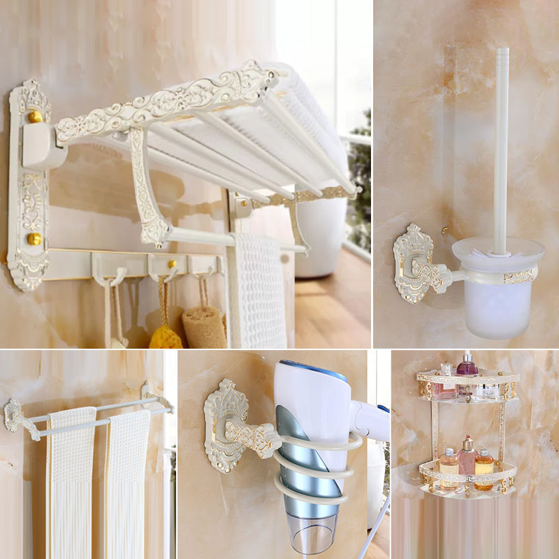 Traditional Metal Bathroom Accessories Hardware Set with Paper Holder