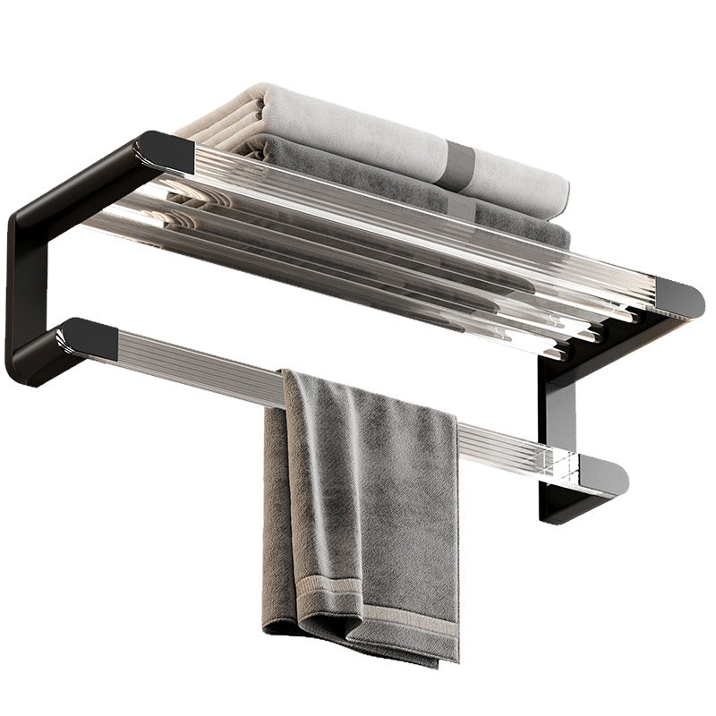 Contemporary Black Metal Bathroom Accessory As Individual Or As a Set