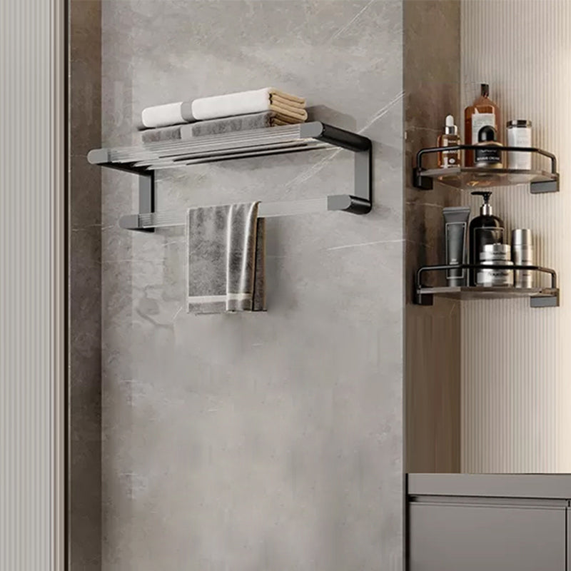 Contemporary Black Metal Bathroom Accessory As Individual Or As a Set