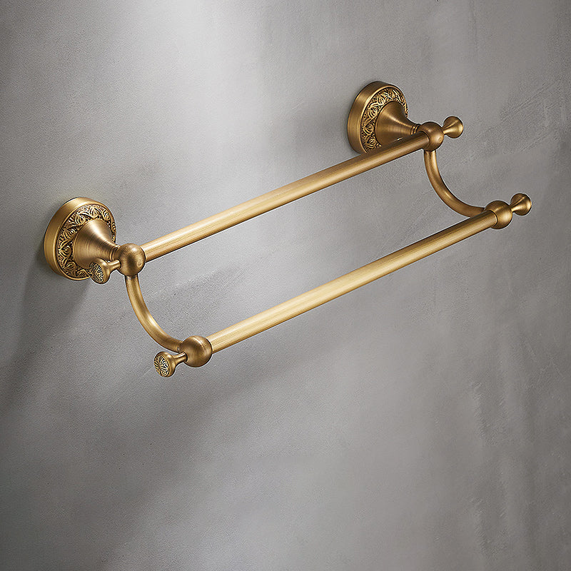 Traditional Brushed Brass Bathroom Accessory As Individual Or As a Set