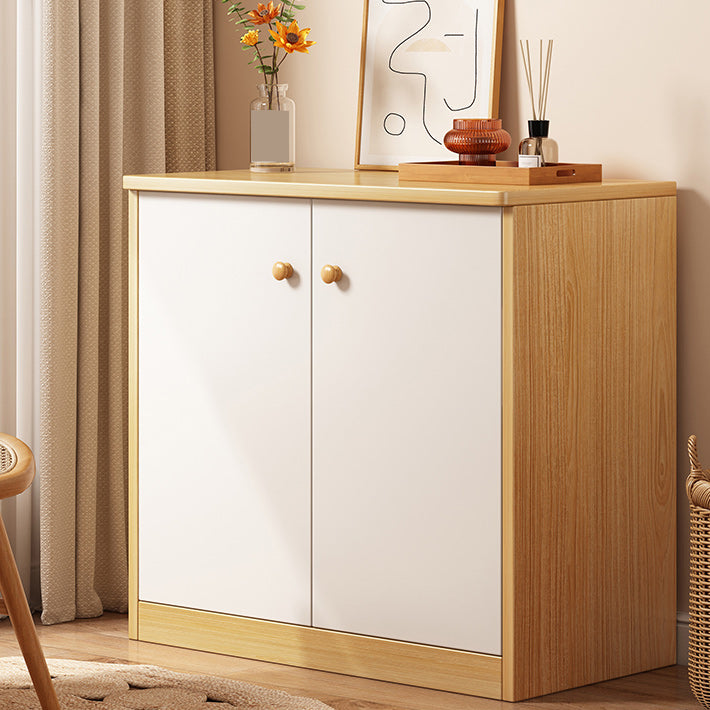 Standard Storage Cabinet Modern Wood Rectangle Side Cabinet with Drawers