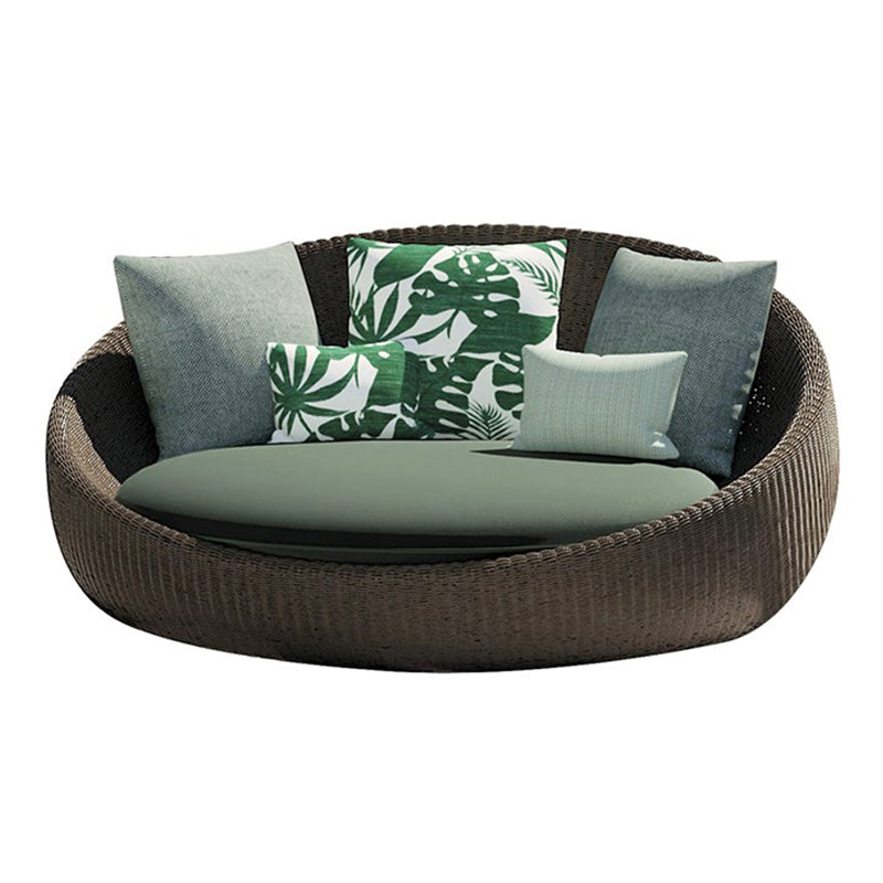 Contemporary Sunbrella Fabric Included Outdoor Patio Sofa/Patio Daybed