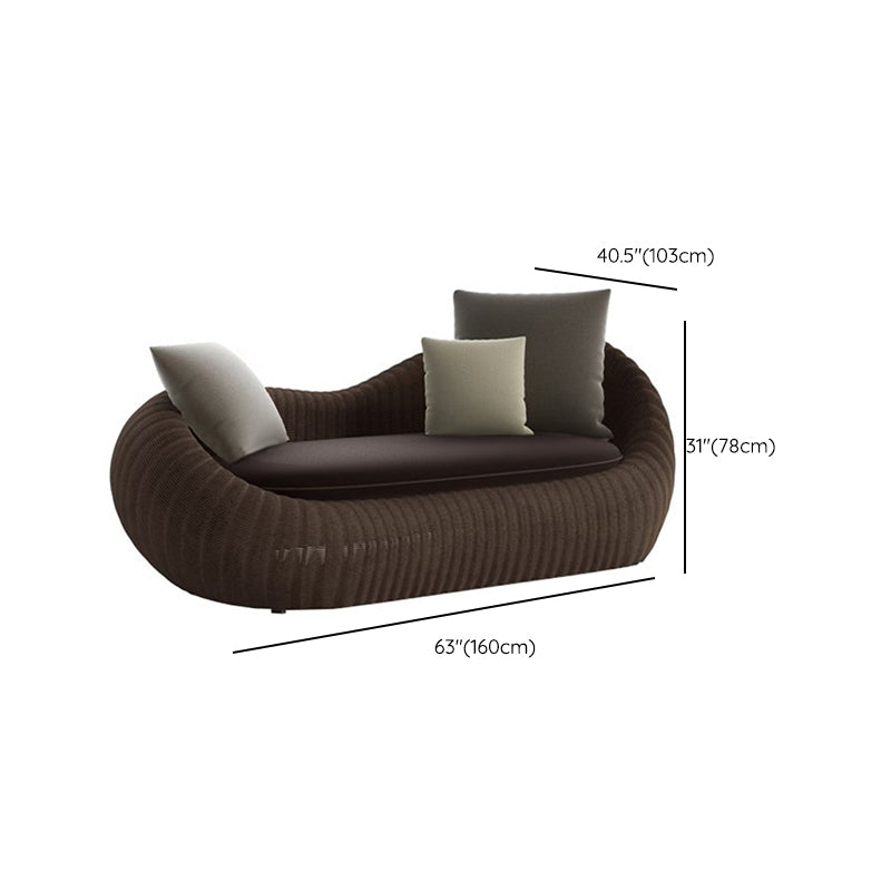 Contemporary Sunbrella Fabric Included Outdoor Patio Sofa/Patio Daybed