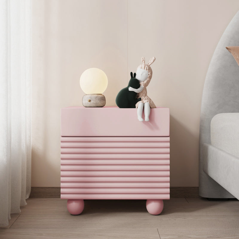 Modern & Contemporary Nightstands with Drawers Wooden Flat Top Princess