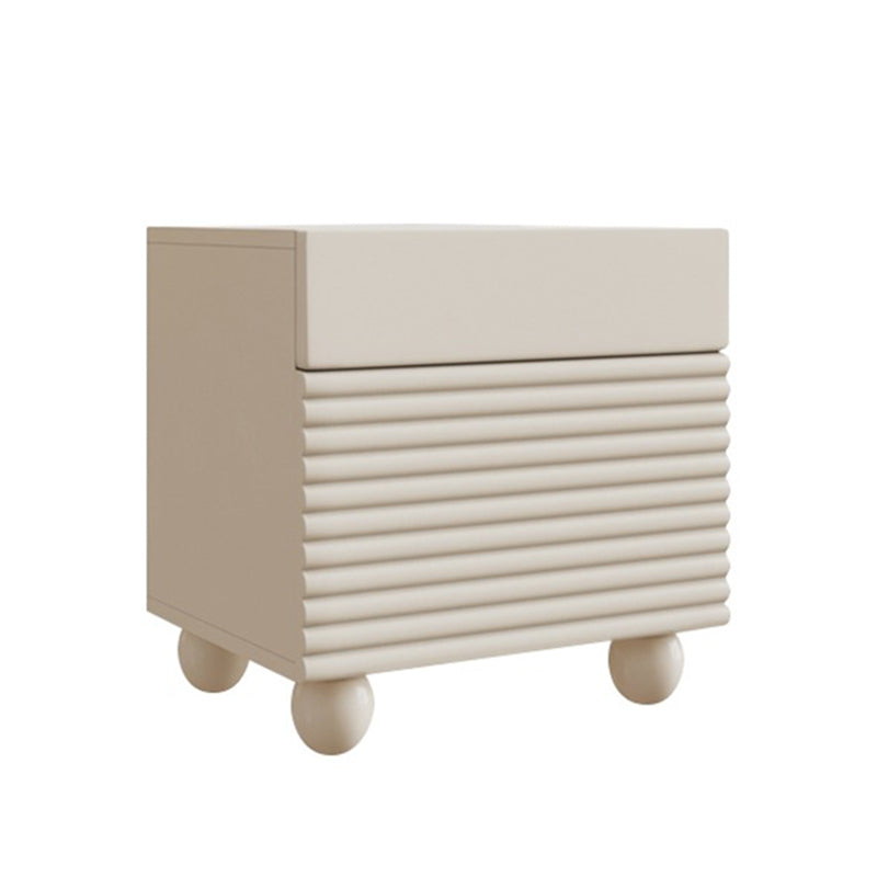 Modern & Contemporary Nightstands with Drawers Wooden Flat Top Princess