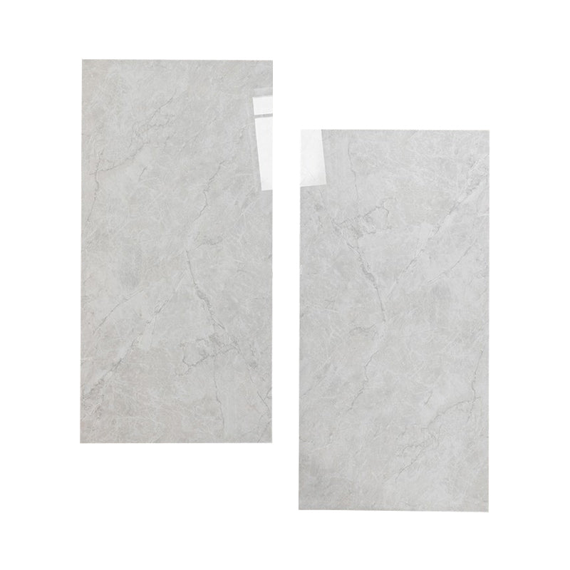 Marbling Floor Tile Straight Edge Polished Rectangle Singular Tile