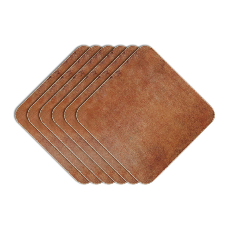 Square Floor Tile Straight Edge Traditional Style Singular Tile