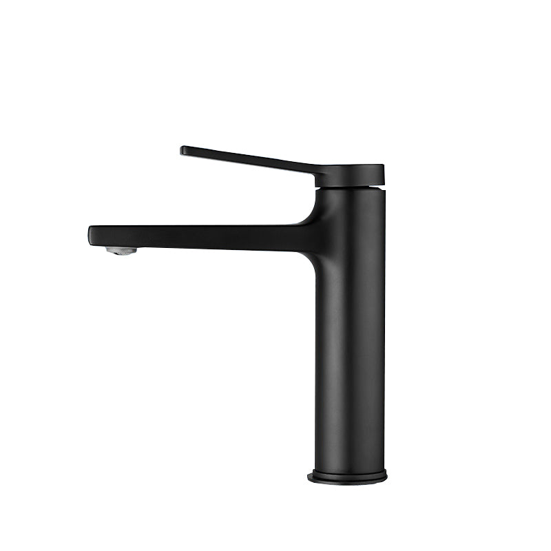 Contemporary Vessel Sink Faucet Lever Handle Low Arc Bathroom Vessel Faucet