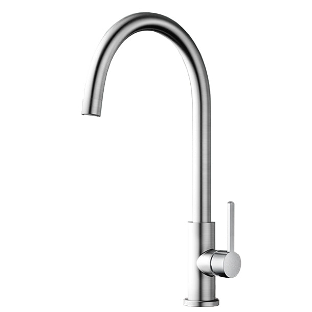 Classic Kitchen Faucet Stainless Steel High Arch Swivel Spout Standard Kitchen Faucets