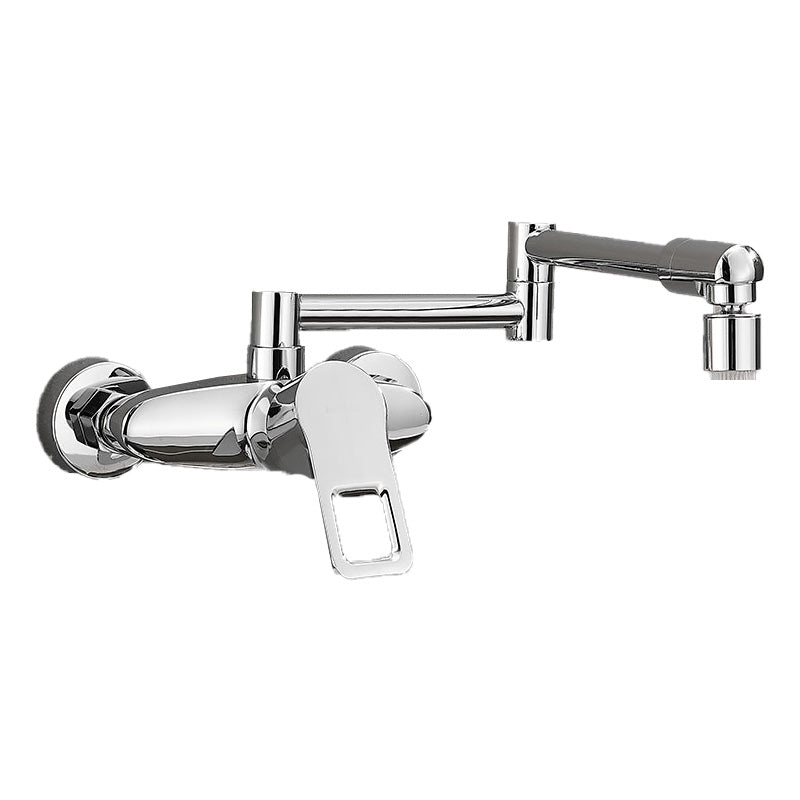 Kitchen Faucet Single Handle Lever Modern Wall Mounted Pot Filler