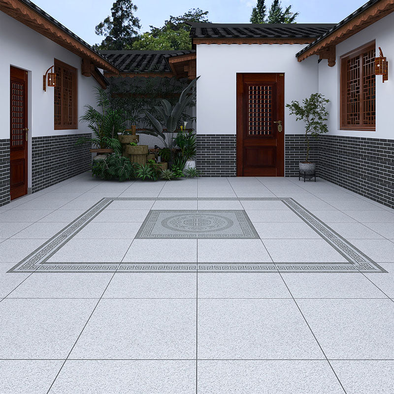 Porcelain Singular Tile Patterned Square Floor and Wall Tile with Non-Skid