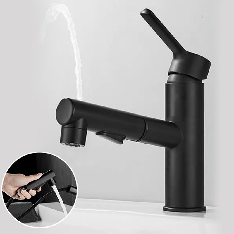 Contemporary Bathroom Vessel Faucet Single-Handle Swivel Spout Vessel Sink Faucet