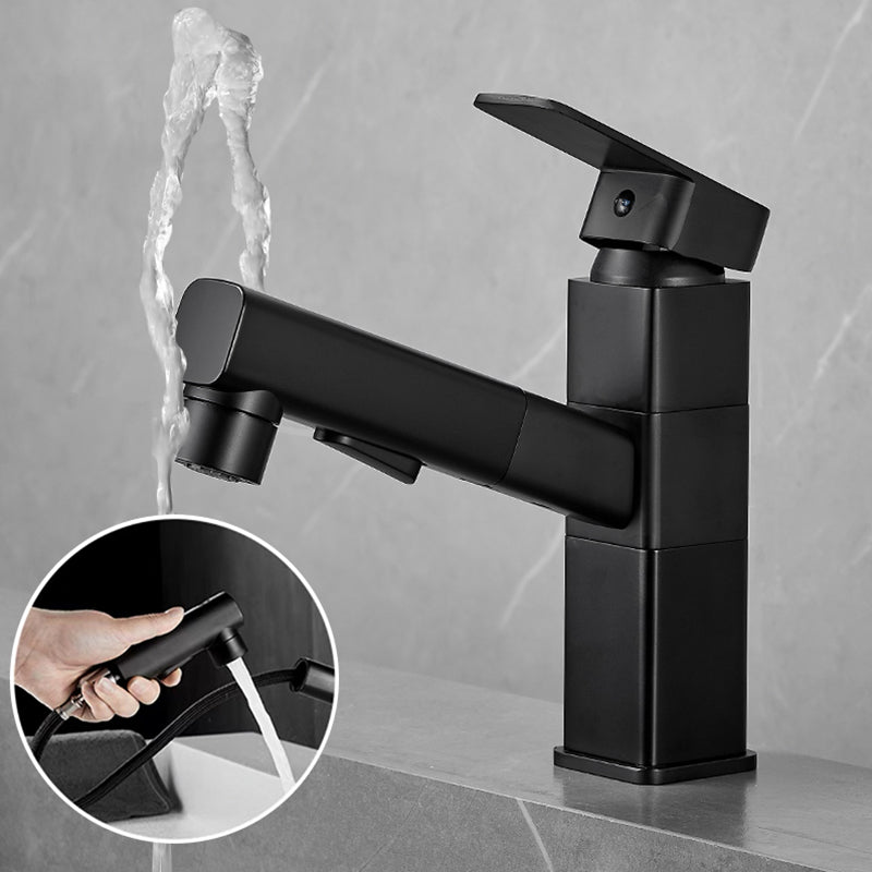 Contemporary Bathroom Vessel Faucet Single-Handle Swivel Spout Vessel Sink Faucet