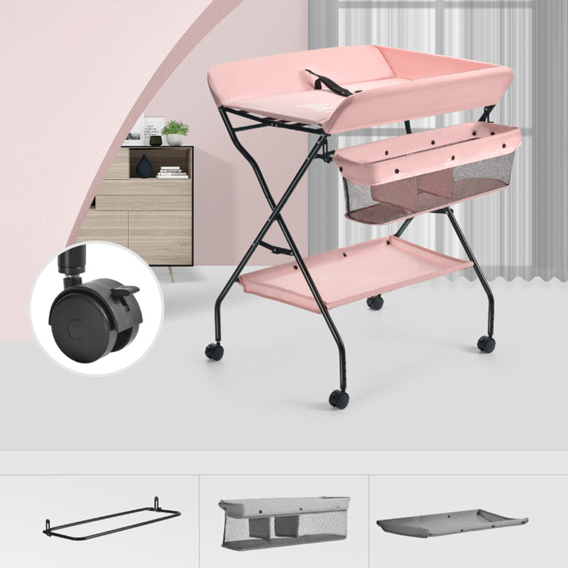 Matte Finish Changing Table Folding Baby Changing Table with Pad