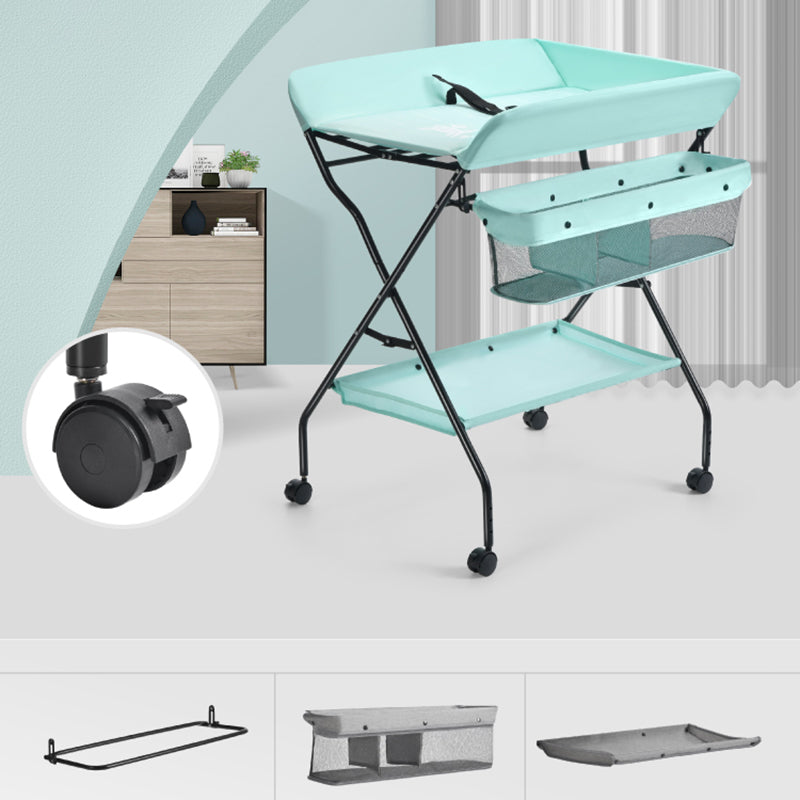 Matte Finish Changing Table Folding Baby Changing Table with Pad