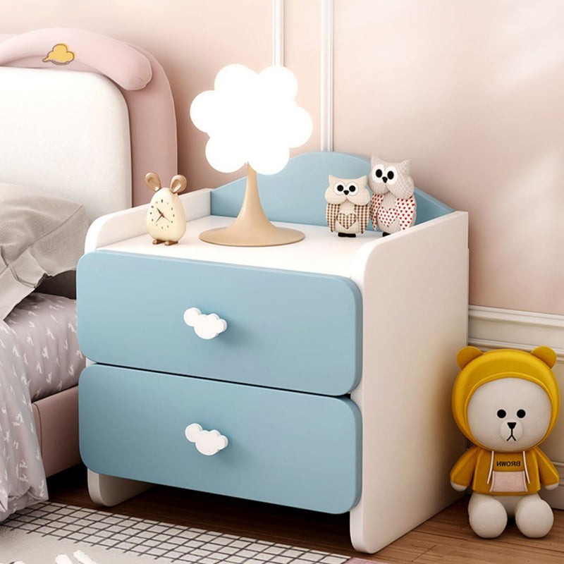 Storage Wooden Kids Nightstand Princess Narrow Kids Bedside Table