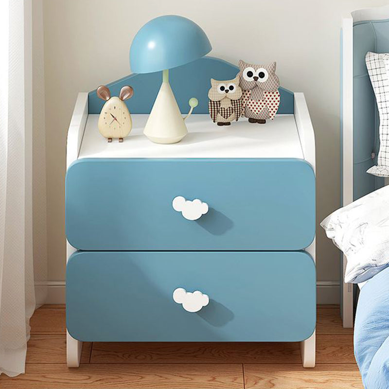 Storage Wooden Kids Nightstand Princess Narrow Kids Bedside Table