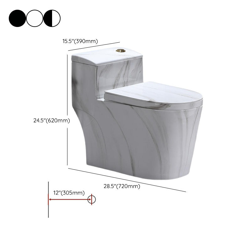 Traditional Ceramic Toilet Bowl Siphon Jet Urine Toilet for Bathroom