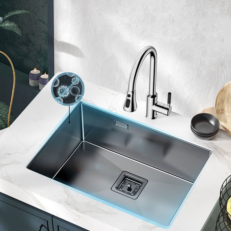 Noise-cancelling Design Kitchen Sink Stainless Steel Undermount Rectangle Kitchen Sink