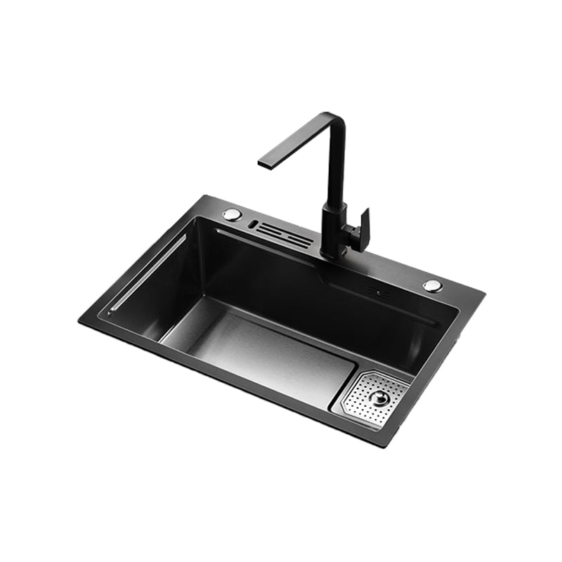 Noise-cancelling Design Kitchen Sink Stainless Steel Drop-In Kitchen Sink