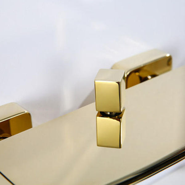 Modern Tub Filler Trim Copper Wall Mounted with Handshower Waterfall Tub Filler