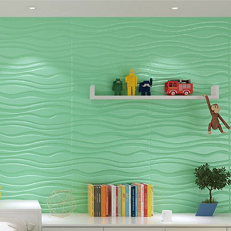 Backsplash Panels 3D Embossed Peel and Stick Wall Paneling for Living Room