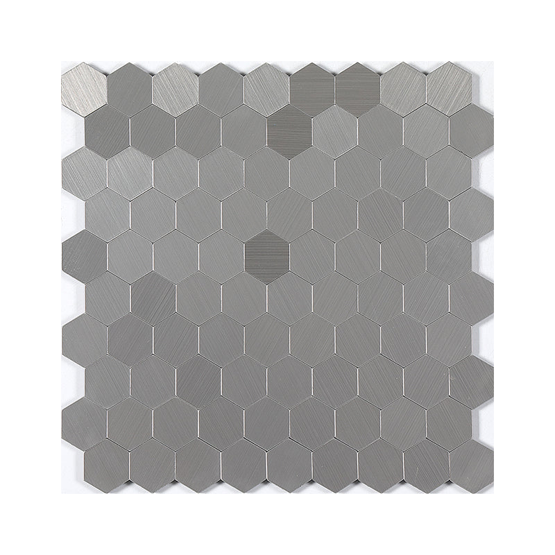 Square Peel & Stick Mosaic Tile Waterproof Mosaic Tile Wallpaper