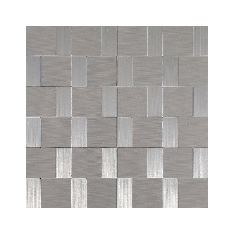 Square Peel & Stick Mosaic Tile Waterproof Mosaic Tile Wallpaper