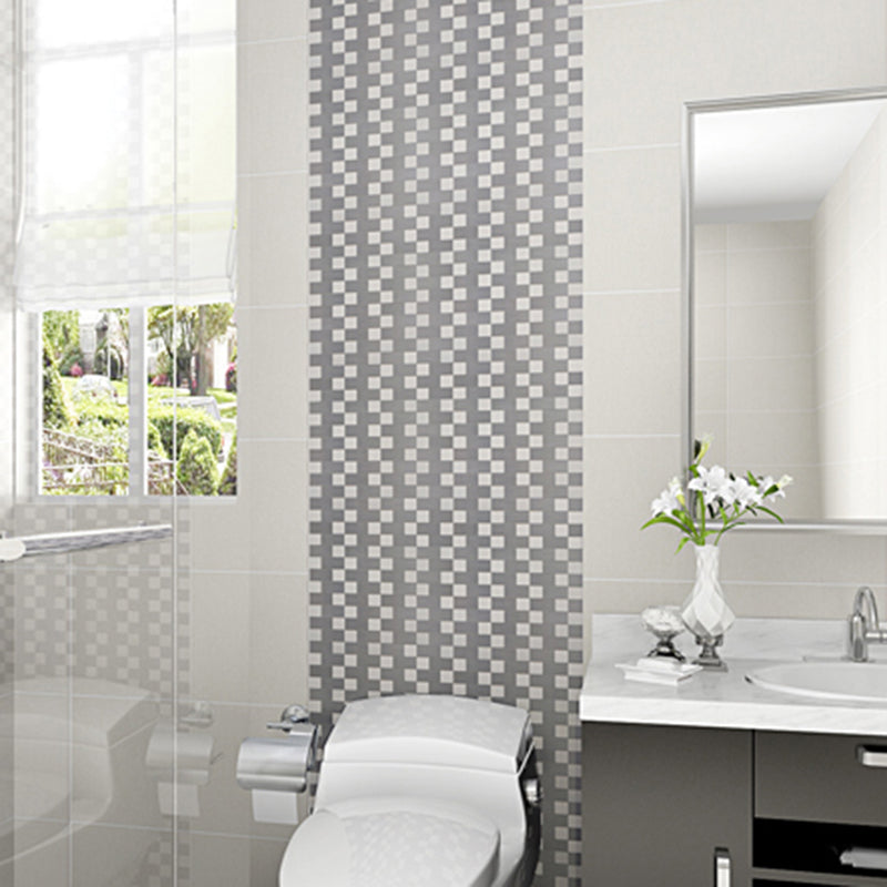 Square Peel & Stick Mosaic Tile Waterproof Mosaic Tile Wallpaper