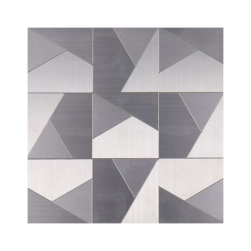 Square Peel & Stick Mosaic Tile Waterproof Mosaic Tile Wallpaper