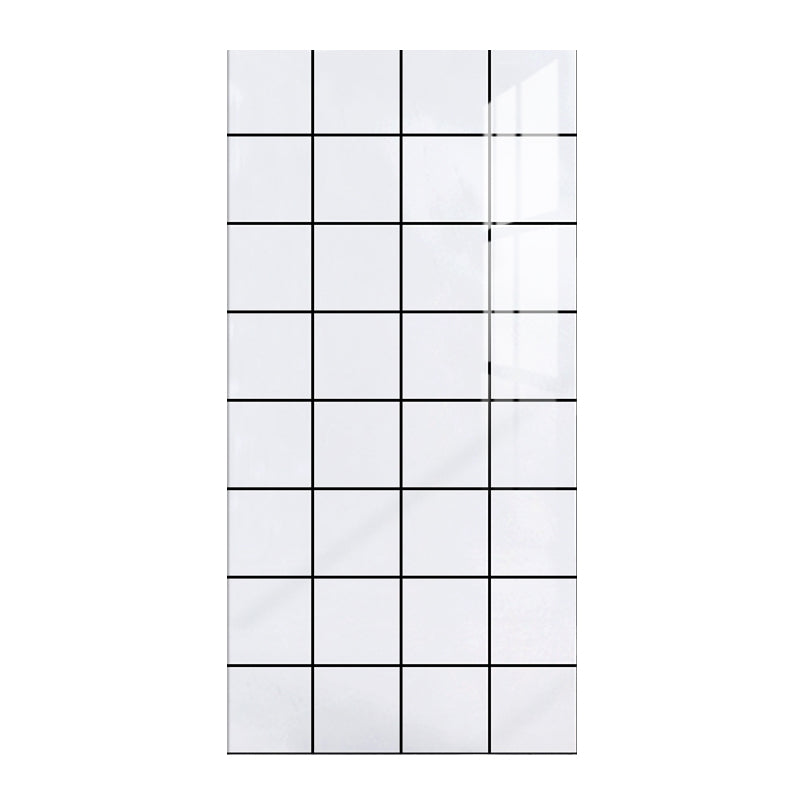 Single Tile Wallpaper PVC Stain Resistant Peel and Stick Wall Tile