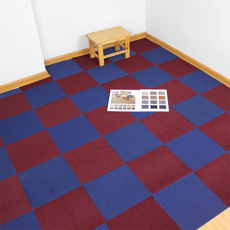 Carpet Tiles 18" X 18" Self-Stick Peel and Stick Level Loop Non-Skid Living Room