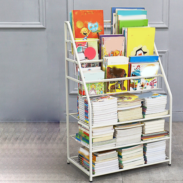 Warm White Freestanding Bookshelf Closed Back Children's Bookshelf