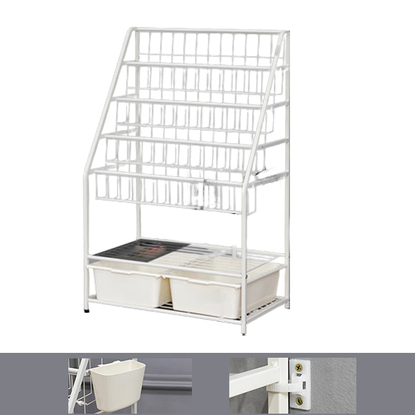 Warm White Freestanding Bookshelf Closed Back Children's Bookshelf