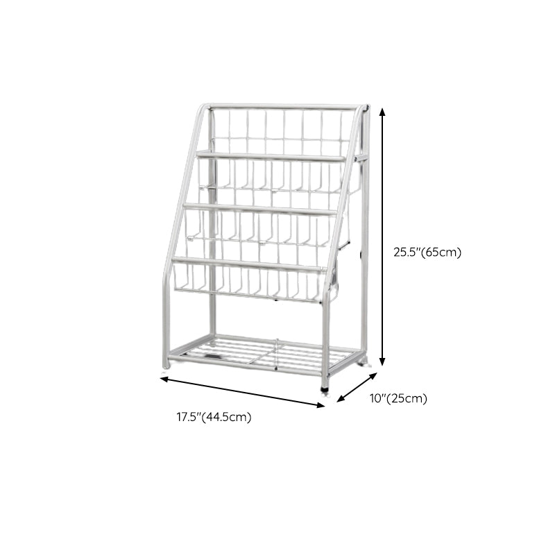 Warm White Freestanding Bookshelf Closed Back Children's Bookshelf