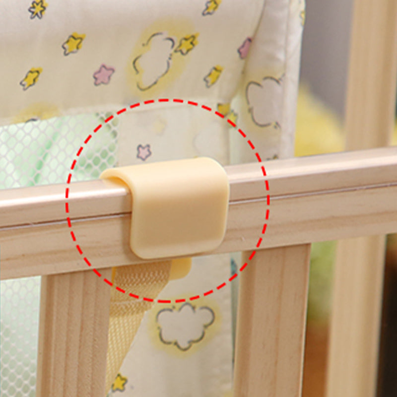 Convertible Solid Wood Crib Cradle Rectangle Crib Cradle for Baby