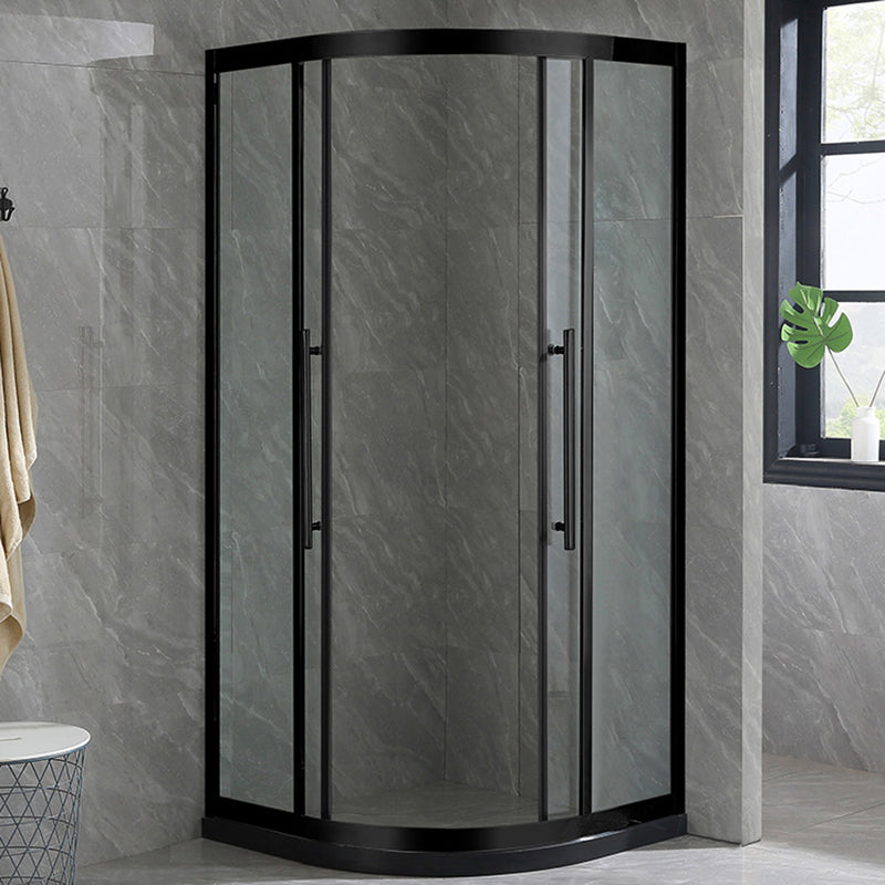 Round Stainless Steel Shower Enclosure Easy Clean Glass Shower Stall