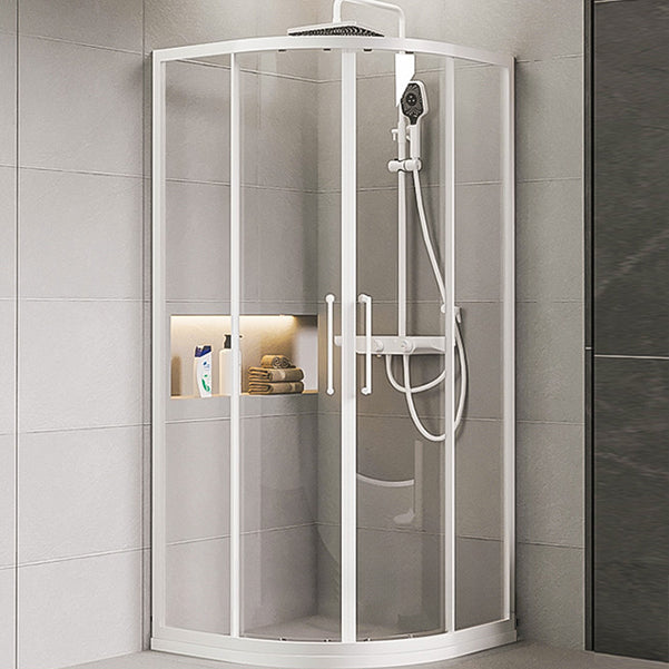 Framed Double Sliding Shower Enclosure Round Shower Enclosure