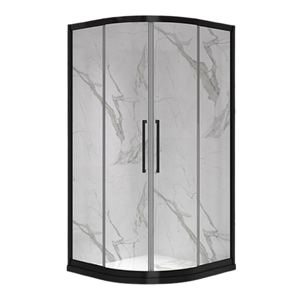 Framed Double Sliding Shower Enclosure Tempered Glass Shower Enclosure