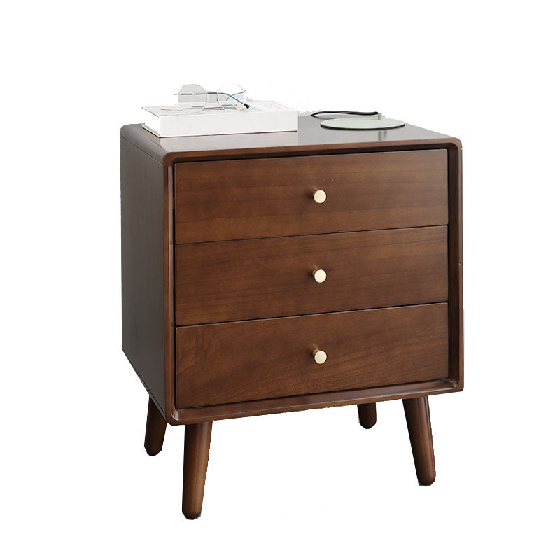 Modern Wood Bed Nightstand Drawers Included Night Table for Bedroom