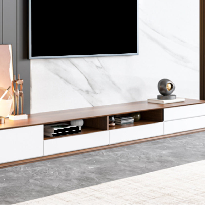 Modern Media Console Wood Media Console TV Stand with Drawers