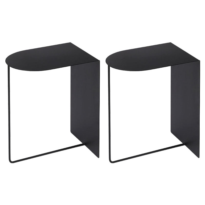 Modern Accent Table Nightstand Metal Night Table for Bedroom