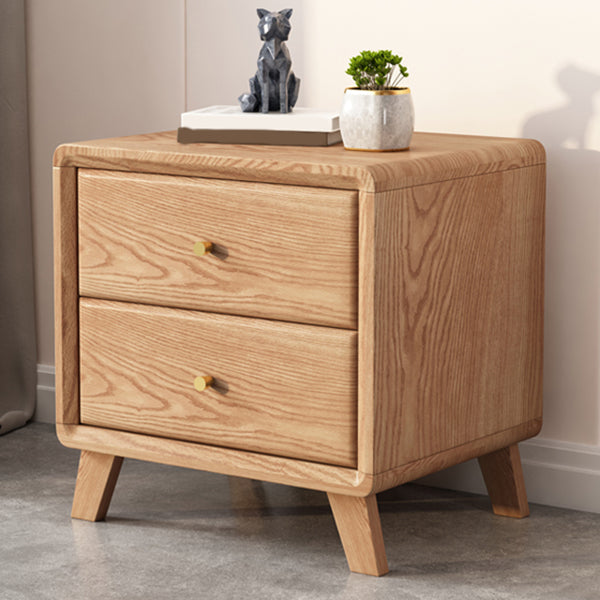 Modernism Storage Night Table 2/3 Drawers Wood Bed Nightstand for Bedroom