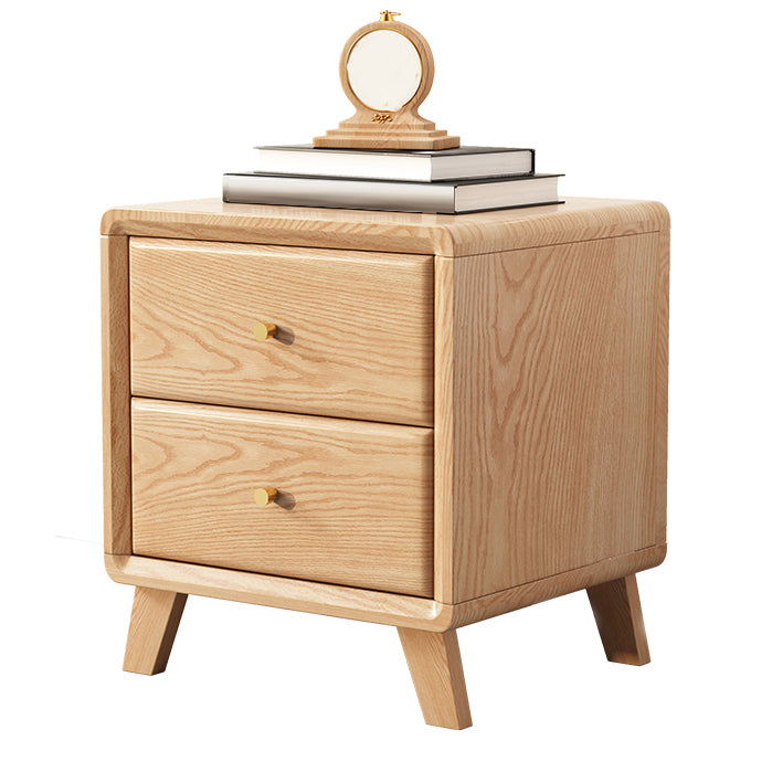 Modernism Storage Night Table 2/3 Drawers Wood Bed Nightstand for Bedroom