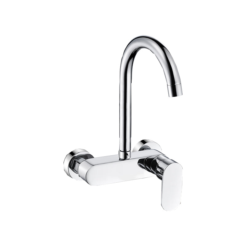 Contemporary Kitchen Bar Faucet Swivel Spout Wall Mounted Kitchen Faucet