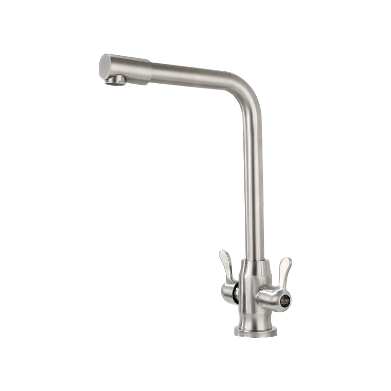 Kitchen Sink Faucet Swivel Spout Double Handle High Arch Kitchen Faucet