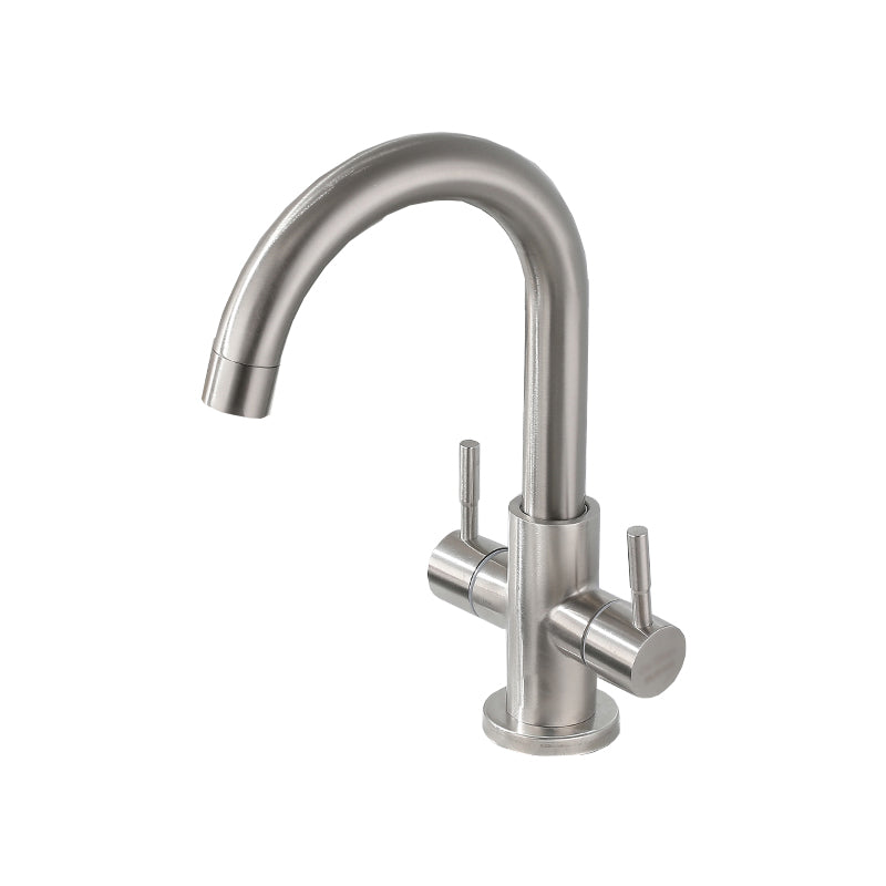 Kitchen Sink Faucet Swivel Spout Double Handle High Arch Kitchen Faucet