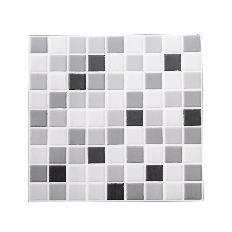 Mosaic Tile Wallpaper Plastic Waterproof Peel & Stick Mosaic Tile